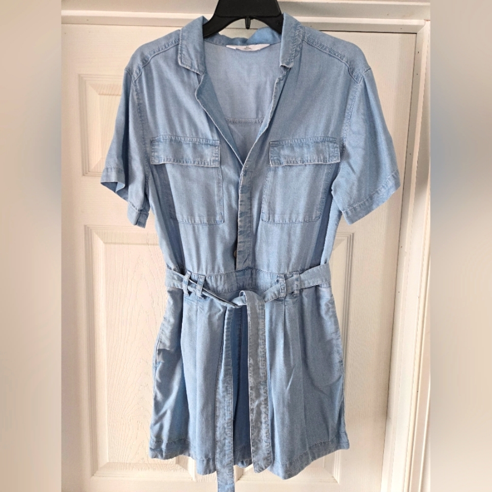 H&M Lyocell Denim Romper S